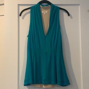 Weston Turquoise Peplum Tank